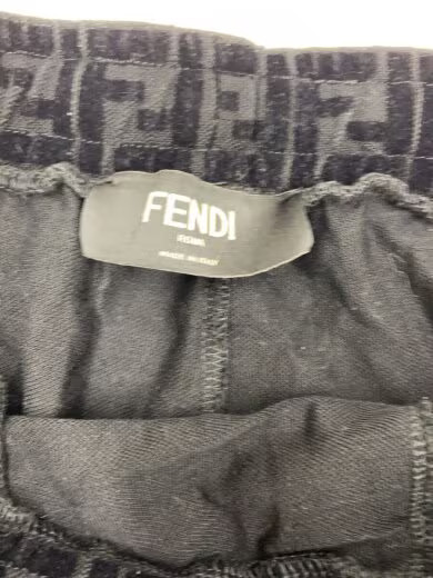 FENDI/Shorts/Size 52/Cotton/Black/FB0689 thumbnail 4