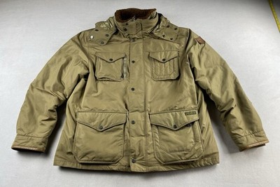 Polo Ralph Lauren Daunenjacke Gr. 2xl Beige Jagd Schießfeld