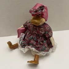 VTG Russ Berrie Kathleen Kelly Critter Factory Lady Duck 2930 Shelf Sitter