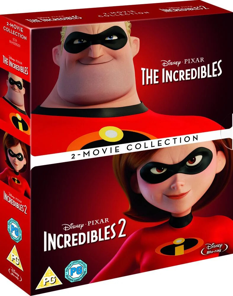 The Incredibles / The Incredibles 2 Blu-Ray