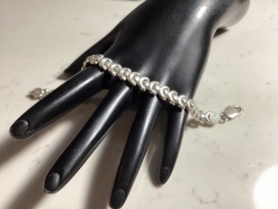 AUTHENTIC SIGNED IBB ITALY STERLING SILVER UNIQUE BRACELET MUST SEE NO RESERVE