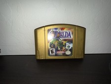 Nintendo 64 The Legend of Zelda: Majora's Mask Gold Non-Hologram Tested Working