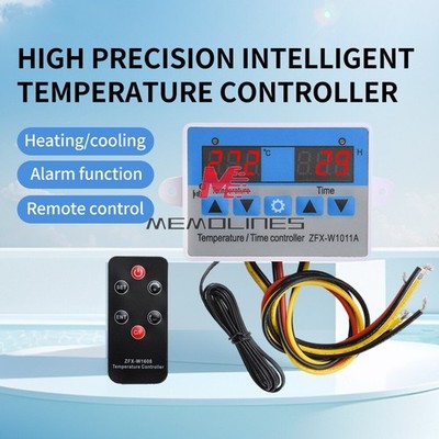 W1011A Smart Time Temperature Controller High Low Temperature Alarm Thermostat #