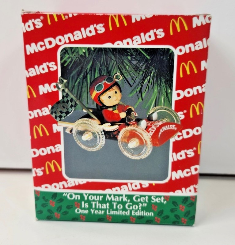 ENESCO MCDONALDS ON YOUR MARK, GET SET, IS THAT TO GO ORNAMENT LIMITED EDITION