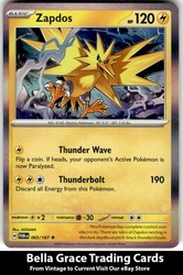 Zapdos 065/167 Twilight Masquerade Holo Rare