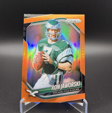 2025 Panini Prizm - Ron Jaworski #207 Orange Prizm /249