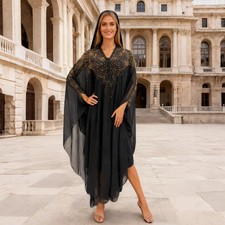 African Dashiki Women Long Dress Sequins Rhinestone Evening Cocktail Kaftan Plus
