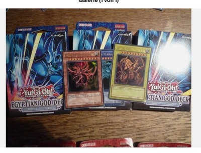 Yu-Gi-Oh! Egyptian God Deck Obelisk 3x deutsch top plus Götterkarten