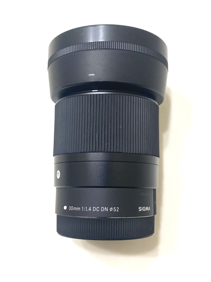 Sigma 30mm f/1.4 DC DN Lens Canon EF-M Mount w/ Caps & Hood | eBay