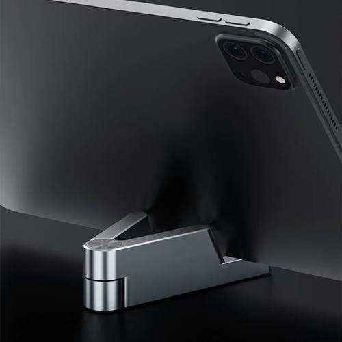 Support Téléphone Aluminium Design Compact Réglable pour Tous Téléphones et - Photo 2 sur 15