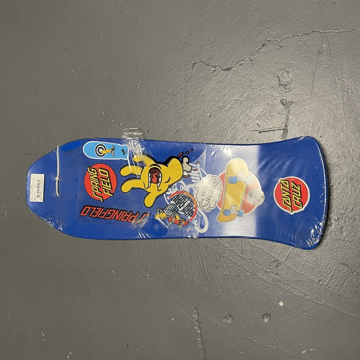 Simpsons Santa Cruz スケートボード Santa Cruz Simpsons Bart Slasher Blue 9.8'' Deck 2012 Release