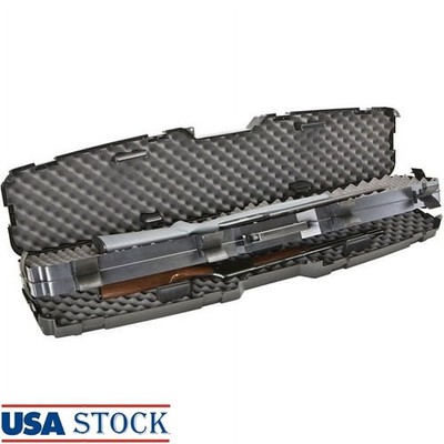 Pro-Max PillarLock Double Rifle Case Crushproof Foam Lockable Portable Carrying