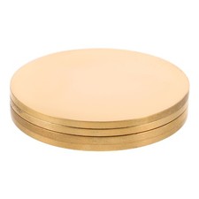 4pcs Round Copper Sheets: 45mm/1.778in Stamping Blank Disc Metal Round Plate