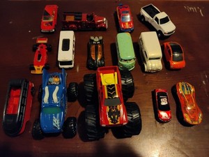 Lot Of 15 Asst. Cars And Trucks