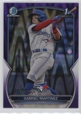 2023 Bowman Chrome Prospects Purple RayWave Refractor /250 Gabriel Martinez c6t