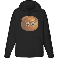 'Big Eyed Pork Pie' Adult Hoodie / Hooded Sweater (HO058911)