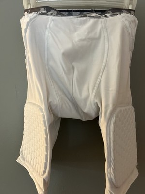 McDavid Padded Compression Shorts YOUTH LARGE White I66*