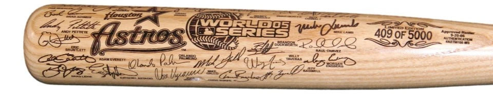 2005 Houston Astros World Series Commemorative 35" Baseball Bat /5000 - Image 2 of 4