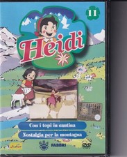 HEIDI 11 TOPI IN CANTINA NOSTALGIA MONTAGNA DVD Animazione Fabbri Nuovo M10359