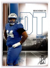 2024 Topps Signature Class - Mekhi Wingo - #107 Detroit Lions 