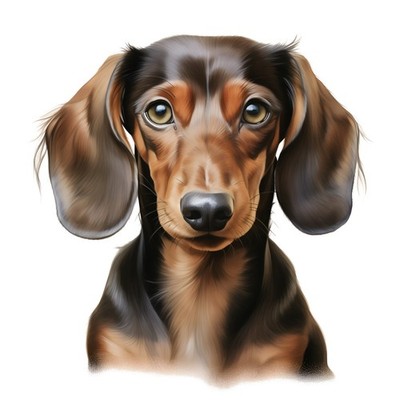 3x Sticker Dackel Autoaufkleber 9x9cm Teckel Dachshund Hund Süß Set