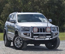 Arb Deluxe Winch Bumper For 2014-2016 Jeep Grand Cherokee Wk2 Black Powder Arb Deluxe Winch Bumper For 2014-2016 Jeep Grand Cherokee Wk2 Black Powder