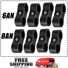 4-8PC Hose Separator Clamp Aluminum Fuel Line Mounting Divider for Fuel/Oil Line