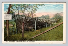 Postcard Warship Hull Remains Benedict Arnold The Revenge Ft Ticonderoga NY