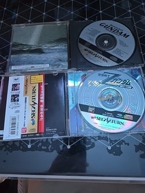 Gundam Sega Saturn japan MOBILE SUIT GUNDAM & Z GUNDAM SET Lot Bundle