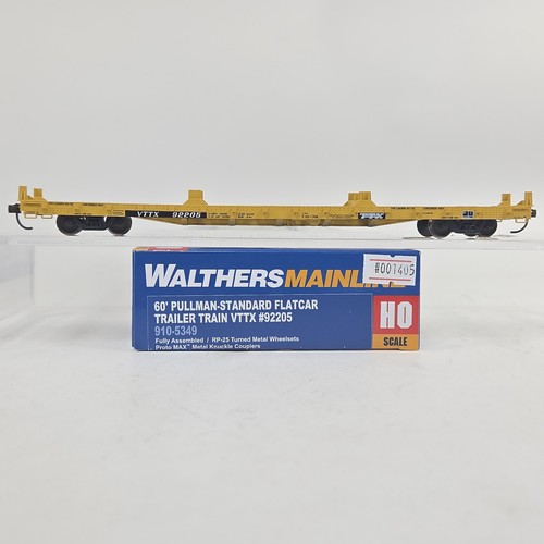 Remolque Walthers Mainline escala HO VTTX #92205 60' Pullman-Standard Flatcar | Zustand: New