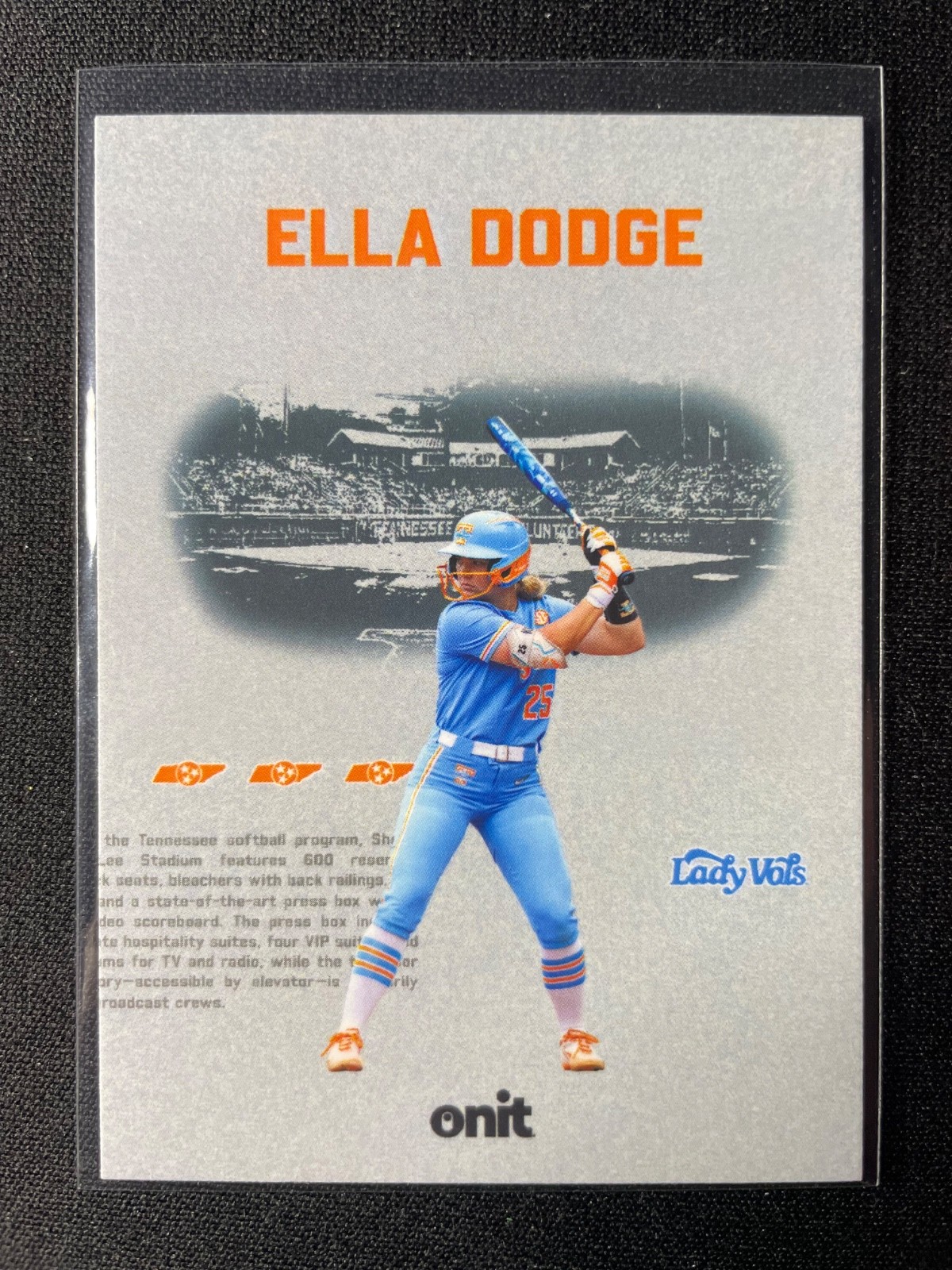 2026 Onit Athlete Ella Dodge Vestige SSP #VS-1 Tennessee Softball!!!