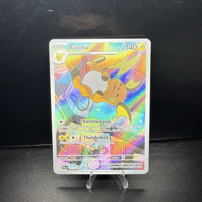 #ad Pokémon TCG Raichu 211 193 IR Illustration Paldea Evolved $41.99