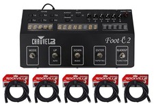 Chauvet DJ Foot C-2 36-Channel DMX Foot Controller w/MIDI Input w/Display Cables