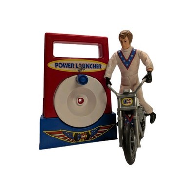 Evel Knievel Stunt Cycle King of the Stuntmen Open Box Playing Mantis 1998 Retro