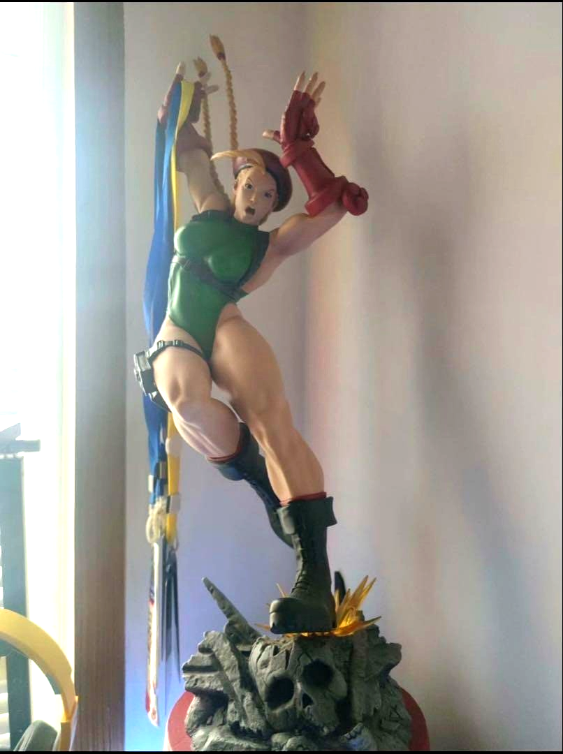 Street Fighter Cammy White Statue PCS 70cm Resin Figure Limited 300 Units Japan