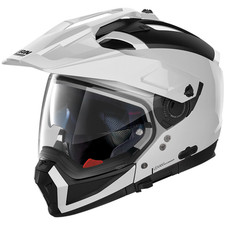 Nolan N70-2 X 06 Classic N-Com Adventure Motorcycle Motorbike Helmet Metal White
