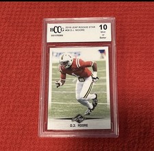2018 Leaf Rookie Star #06 D.J. Moore RC BCCG 10 RARE