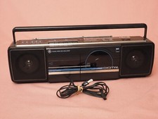 Vintage GE Boombox AM/FM Stereo Portable Compact Disc Music System 3-7037A