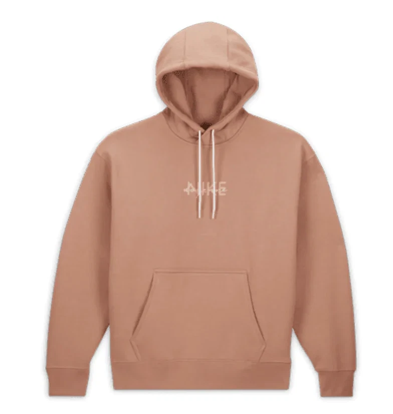 Nike SB Doyenne Fleece Pullover Hoodie Fossil Rose Size XL