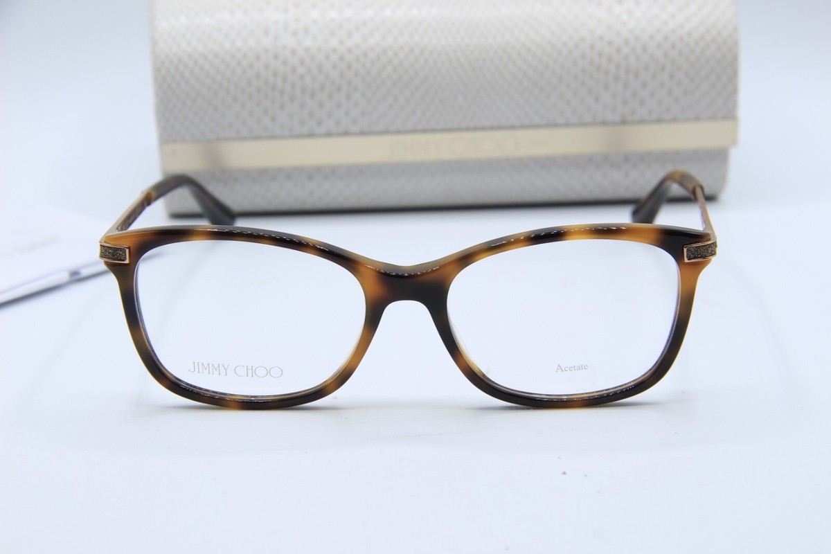 Jimmy Choo Eyeglasses Brown Black Gems JC239 086 145 Brown Made in Italy Frames Jimmy Choo Glasses JC334 086 main image 3