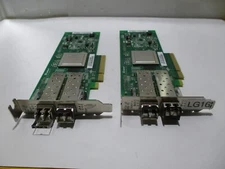 Lot of 2 AJ764-63002 HP Qlogic QLE2562-HP 8Gb FC Dual Port PCIe Low Profile