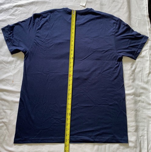 T-shirt grande blu bradipo non veloce non furiosa nuova con etichette SPEDIZIONE GRATUITA US - Foto 5 di 5