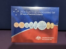 2006 Uncirculated Set. 40 Years of Decimal Currency.