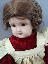 Face Painted Clay Doll Unrecognized Maker