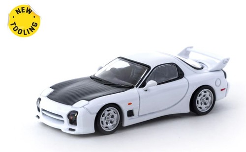 Tarmac Works GLOBAL64 Mazda RX-7 (FD3S) Mazdaspeed A-Spec (blanco casto) - Imagen 3 de 4