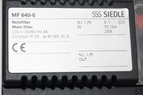 Siedle MF 640-0 Netzfilter - Bild 3 von 3