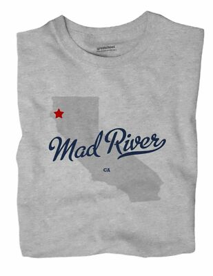Mad River California CA T-Shirt MAP