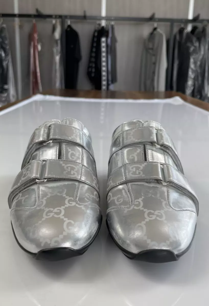 Gucci Iconic Logo Leather Sneakers Trainers Shoes Trainers eBay