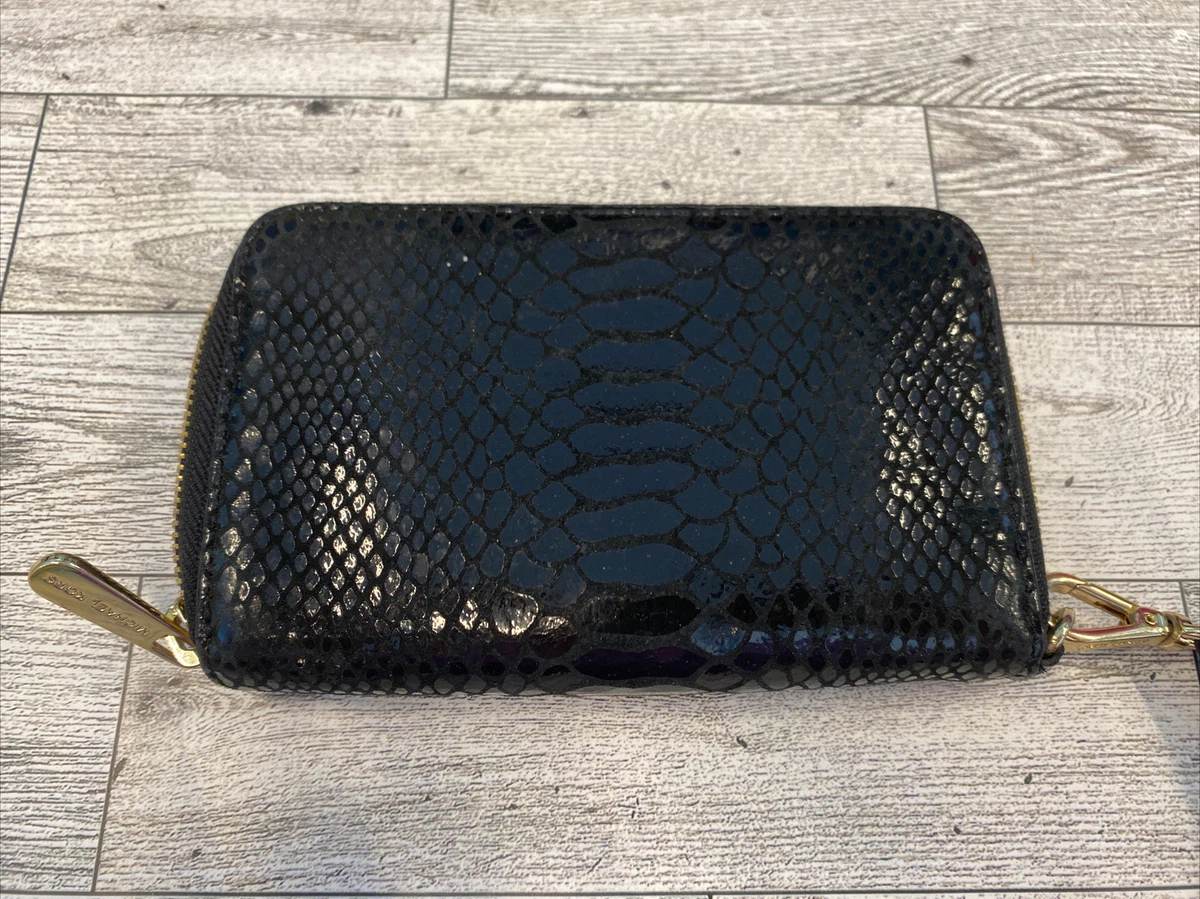 Michael kors black snakeskin wallet cheap