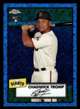 Chadwick Tromp 2021 Topps Chrome Platinum Rookie #94 Blue Mini Diamond 049/199